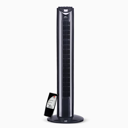 PROAIRA 32-inch Oscillating Tower Fan, 3 Speed Control w/Remote and Timer, Black TF32RB